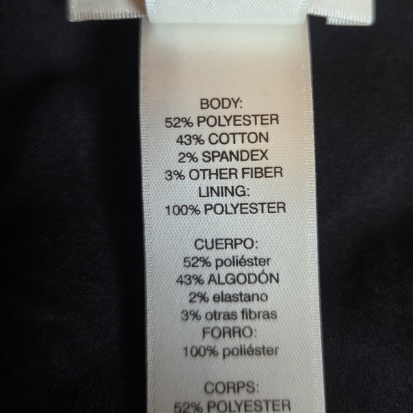 CHICO'S Jacket Blazer Ivory/Black/Gold Design Size 1/Medium(8) - Picture 8 of 8